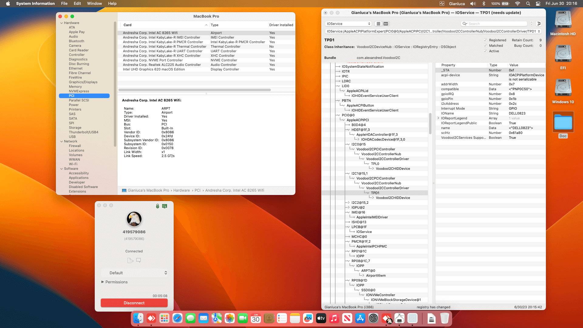 Dell Latitude 7390 2 in 1 3rd [KabyLake R   Intel UHD 620 + I2C + Touchscreen]   OpenCore 1
